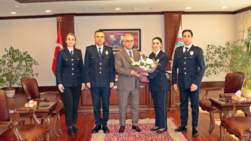 TİRYAKİ, EMNİYET MÜDÜRÜNÜ KABUL ETTİ