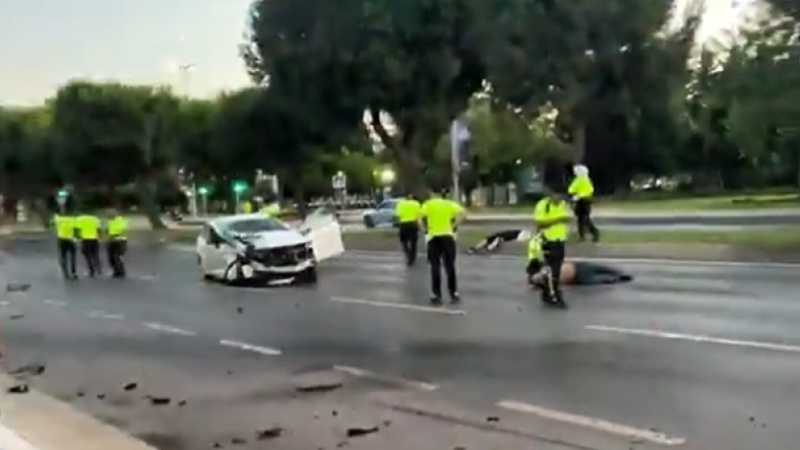 MALTEPE SAHİL YOLU’NDA KAZA