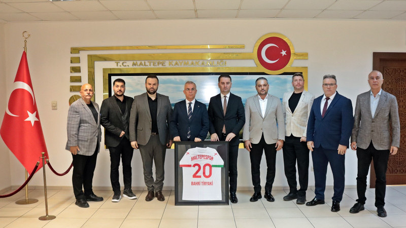 Maltepespor yönetiminden Kaymakam’a ziyaret