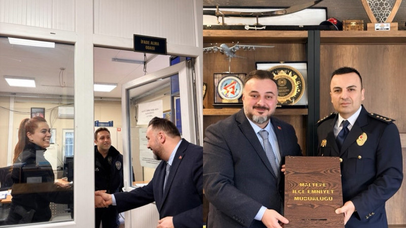 AK Parti Maltepe’den Polis Haftası ziyareti