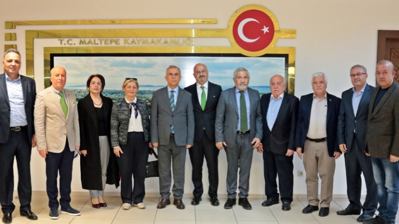 .Malatyalılar Derneği’nden Kaymakam Tiryaki’ye ziyaret