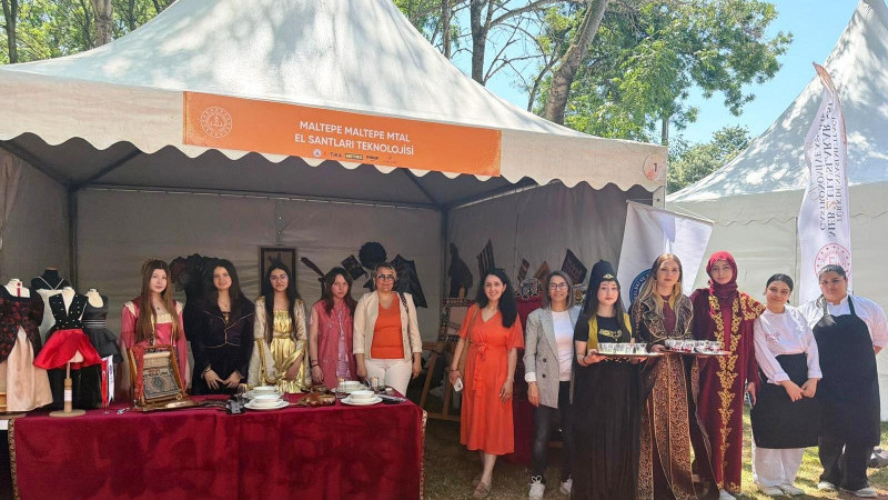 GASTRONOMİ FESTİVALİ’NE MALTEPE KIZ MTAL DAMGA VURDU