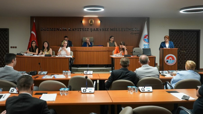 Maltepe Belediye Meclisinde temmuz mesaisi